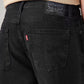 Men's 578 Black Baggy Fit Mid Rise Jeans - Detail View