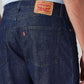 Men's 578 Dark Blue Baggy Fit Mid Rise Jeans - Detail View