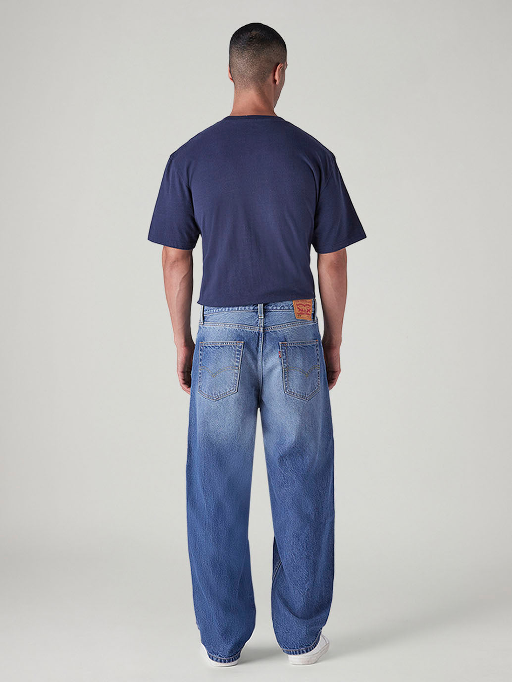 Men's 578 Med Indigo Baggy Fit Mid Rise Jeans - 20 View