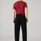 Men's 578 Black Baggy Fit Mid Rise Jeans - Back View