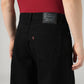 Men's 578 Black Baggy Fit Mid Rise Jeans - Detail View