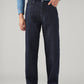 Men's 578 Dark Blue Baggy Fit Mid Rise Jeans - Front View