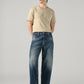 Men's 578 Blue Baggy Fit Mid Rise Jeans - Styleshot View