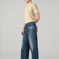 Men's 578 Blue Baggy Fit Mid Rise Jeans - Side View