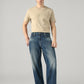 Men's 578 Blue Baggy Fit Mid Rise Jeans - Front View