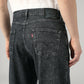 Men's 578 Black Baggy Fit Mid Rise Jeans - 20 View