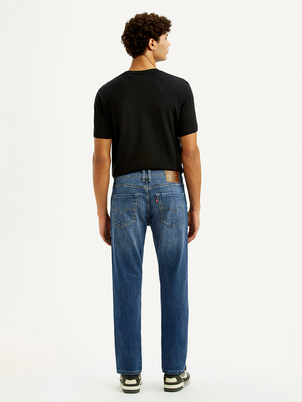 Men's 511 Blue Slim Fit Mid Rise Jeans - Back View