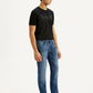 Men's 511 Blue Slim Fit Mid Rise Jeans - Side View