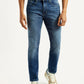 Men's 512 Blue Slim Tapered Fit Mid Rise Jeans - Front View