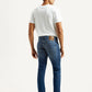 Men's 512 Blue Slim Tapered Fit Mid Rise Jeans - Back View