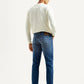 Men's 513 Blue Slim Straight Fit Mid Rise Jeans - Back View