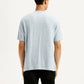 Men's Textured Slim Fit T-Shirt - Back View