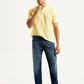 Men's 555 Blue Relaxed Straight Fit Mid Rise Jeans - Styleshot View