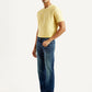 Men's 555 Blue Relaxed Straight Fit Mid Rise Jeans - Side View