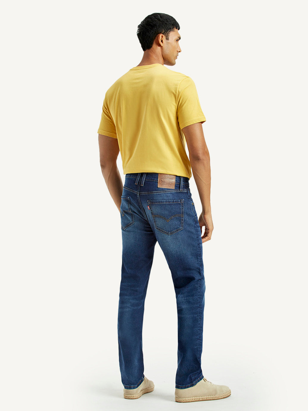 Men's 511 Indigo Slim Fit Mid Rise Jeans - Back View