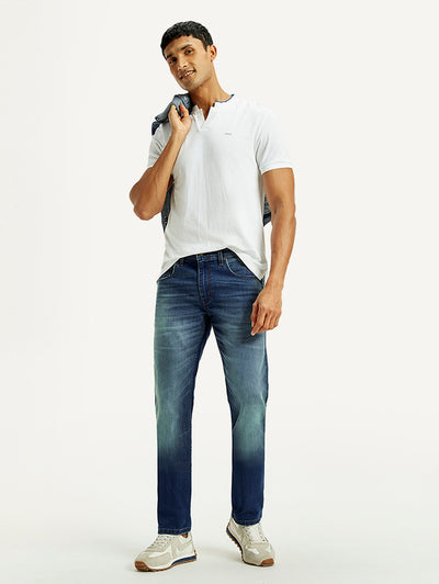 levi's Men's Tinted 511 Med Indigo Slim Fit Mid Rise Jeans-picture-13