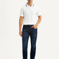 Men's 511 Dark Blue Slim Fit Mid Rise Jeans - Front View