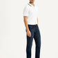Men's 511 Dark Blue Slim Fit Mid Rise Jeans - Side View