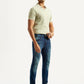 Men's 512 Blue Slim Tapered Fit Mid Rise Jeans - Side View