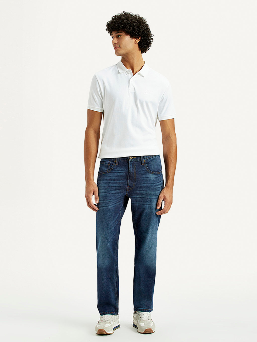 Men's 541 Indigo Athletic Tapered Fit Mid Rise Jeans