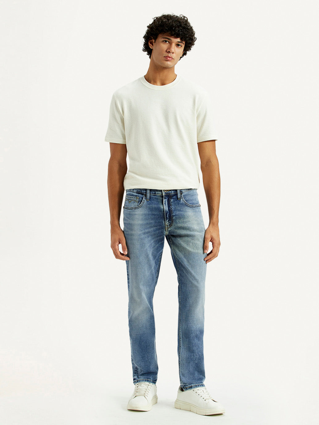 Men's 511 Light Indigo Slim Fit Mid Rise Jeans - Front View