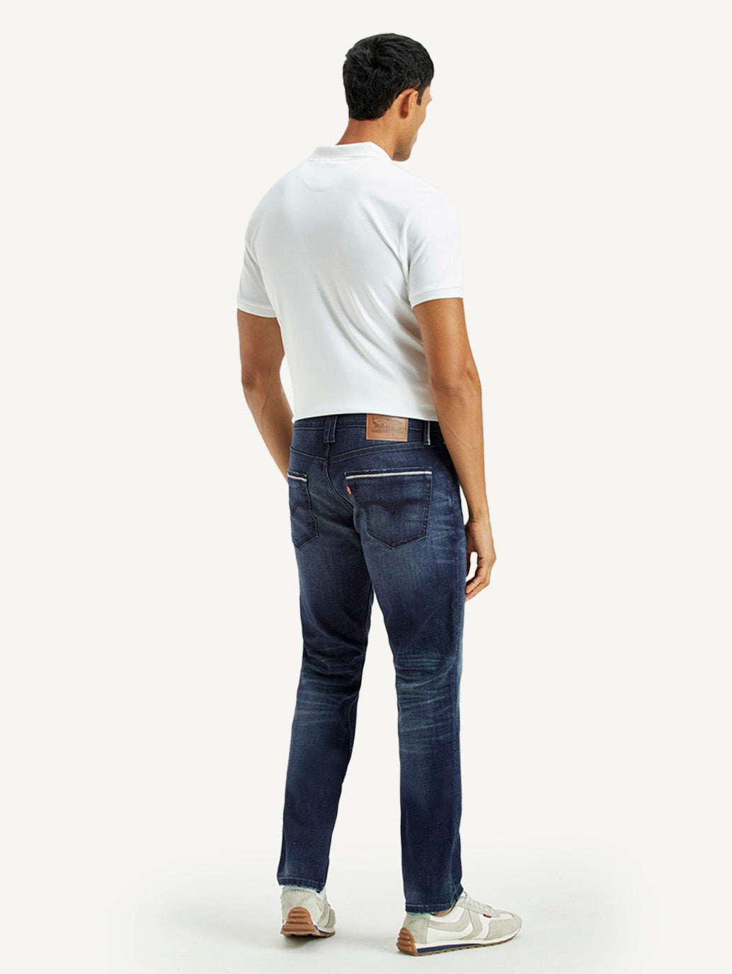 Men's 511 Dark Indigo Slim Fit Mid Rise Jeans - Back View
