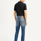 Men's 511 Blue Slim Fit Mid Rise Jeans - Back View