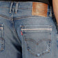 Men's 511 Blue Slim Fit Mid Rise Jeans - Detail View