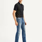 Men's 511 Blue Slim Fit Mid Rise Jeans - Side View