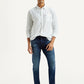 Men's 512 Dark Indigo Slim Tapered Fit Mid Rise Jeans - Styleshot View
