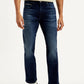 Men's 527 Blue Bootcut Fit Mid Rise Jeans - Front View