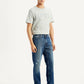 Men's 541 Blue Athletic Tapered Fit Mid Rise Jeans - Side View