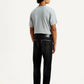 Men's 541 Black Athletic Tapered Fit Mid Rise Jeans - Back View