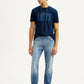 Men's 505 Light Blue Straight Fit Mid Rise Jeans - Styleshot View