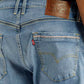 Men's 505 Light Blue Straight Fit Mid Rise Jeans - Detail View
