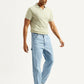 Men's 568 Light Blue Loose Fit Mid Rise Carpenter Jeans - Side View