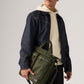 Unisex Olive Solid Tote Bag - Styleshot View