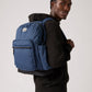 Unisex Navy Solid Backpack - Styleshot View