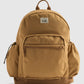 Unisex Brown Solid Backpack - Front View