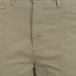 Women's Olive Loose Fit High Rise Trousers - detail View