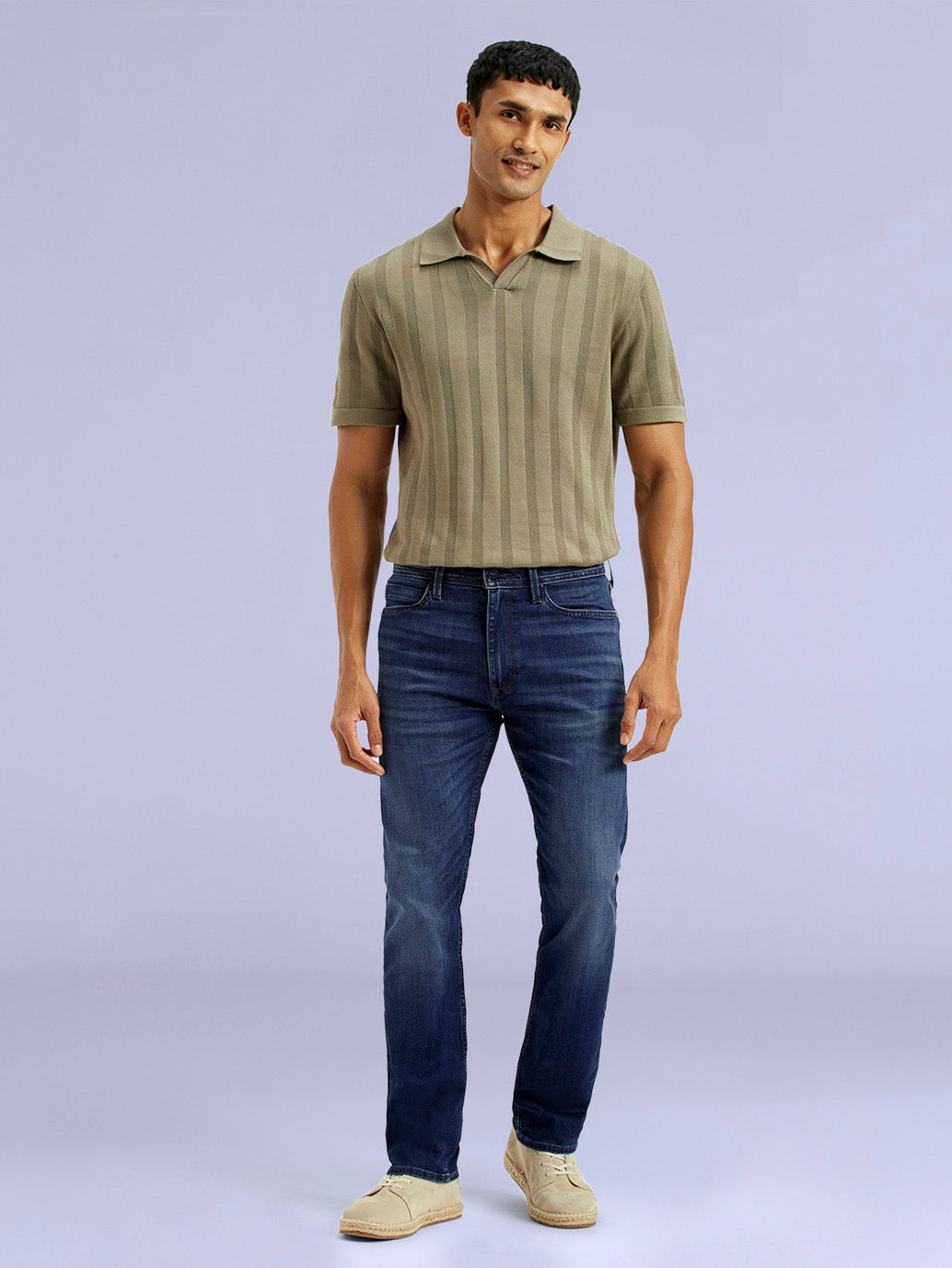 Men's Redloop 513 Light Indigo Slim Straight Fit Mid Rise Jeans - 326ca523-888e-44b3-b818-0a63c8512cb9 View