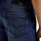 Men's Redloop 513 Light Indigo Slim Straight Fit Mid Rise Jeans - Detail View
