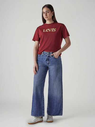 levi's Women's Blue Baggy Fit High Rise Cinched Jeans-picture-11