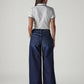 Women's Dark Indigo Baggy Fit High Rise Cinched Jeans - 48e9e877-2ff3-4793-b1b2-51d03e665539 View