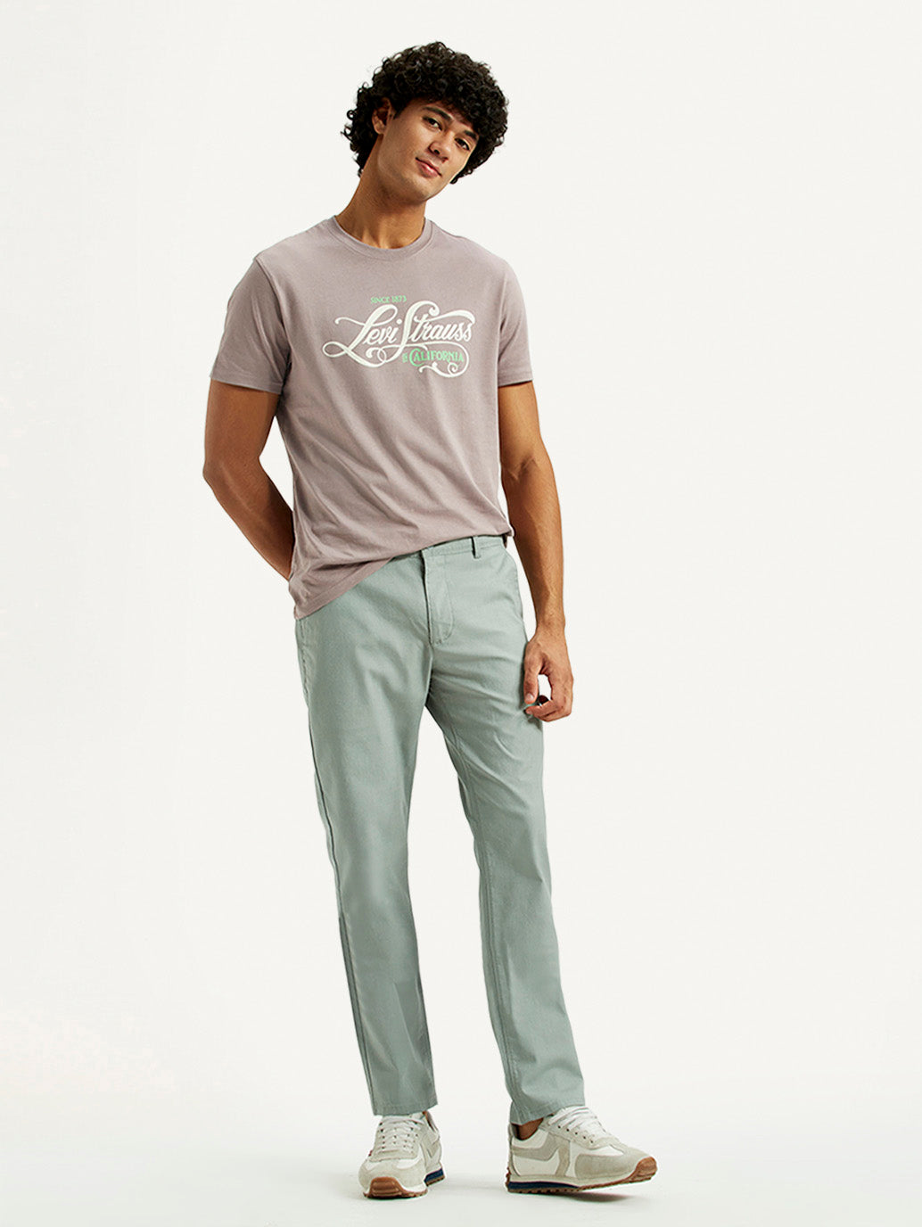Men's 511 Green Slim Fit Mid Rise Chinos
