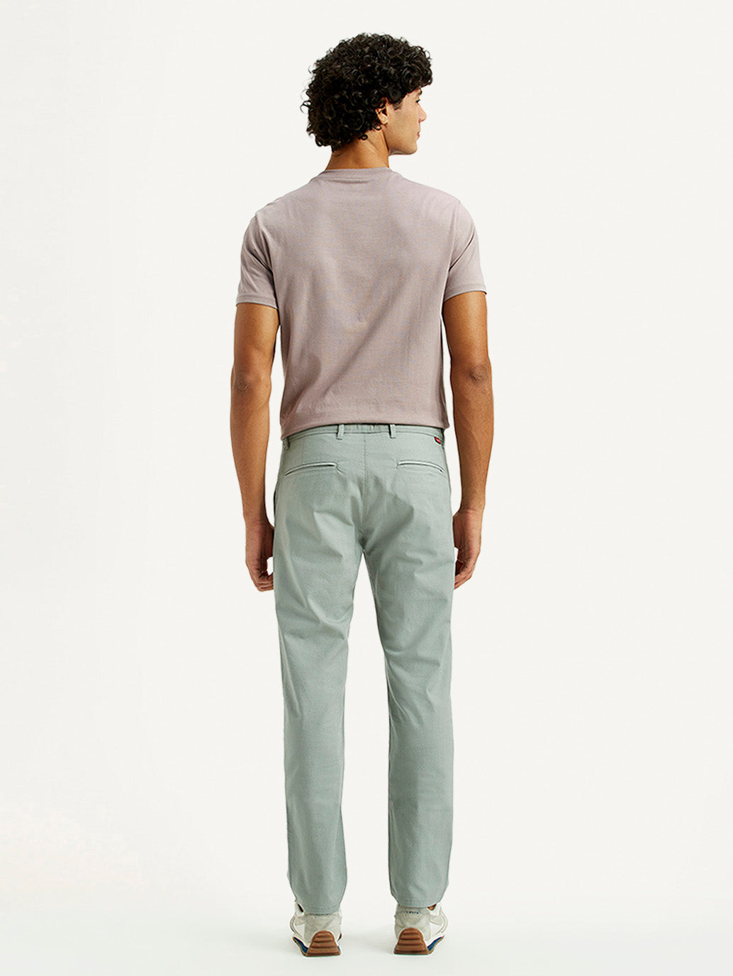 Men's 511 Green Slim Fit Mid Rise Chinos - Back View