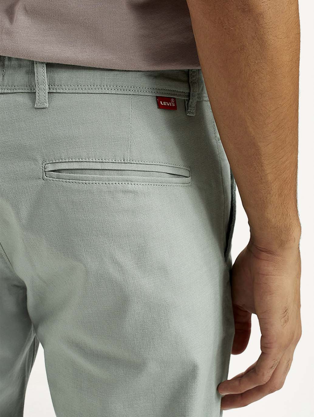 Men's 511 Green Slim Fit Mid Rise Chinos - Detail View