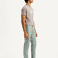 Men's 511 Green Slim Fit Mid Rise Chinos - Side View