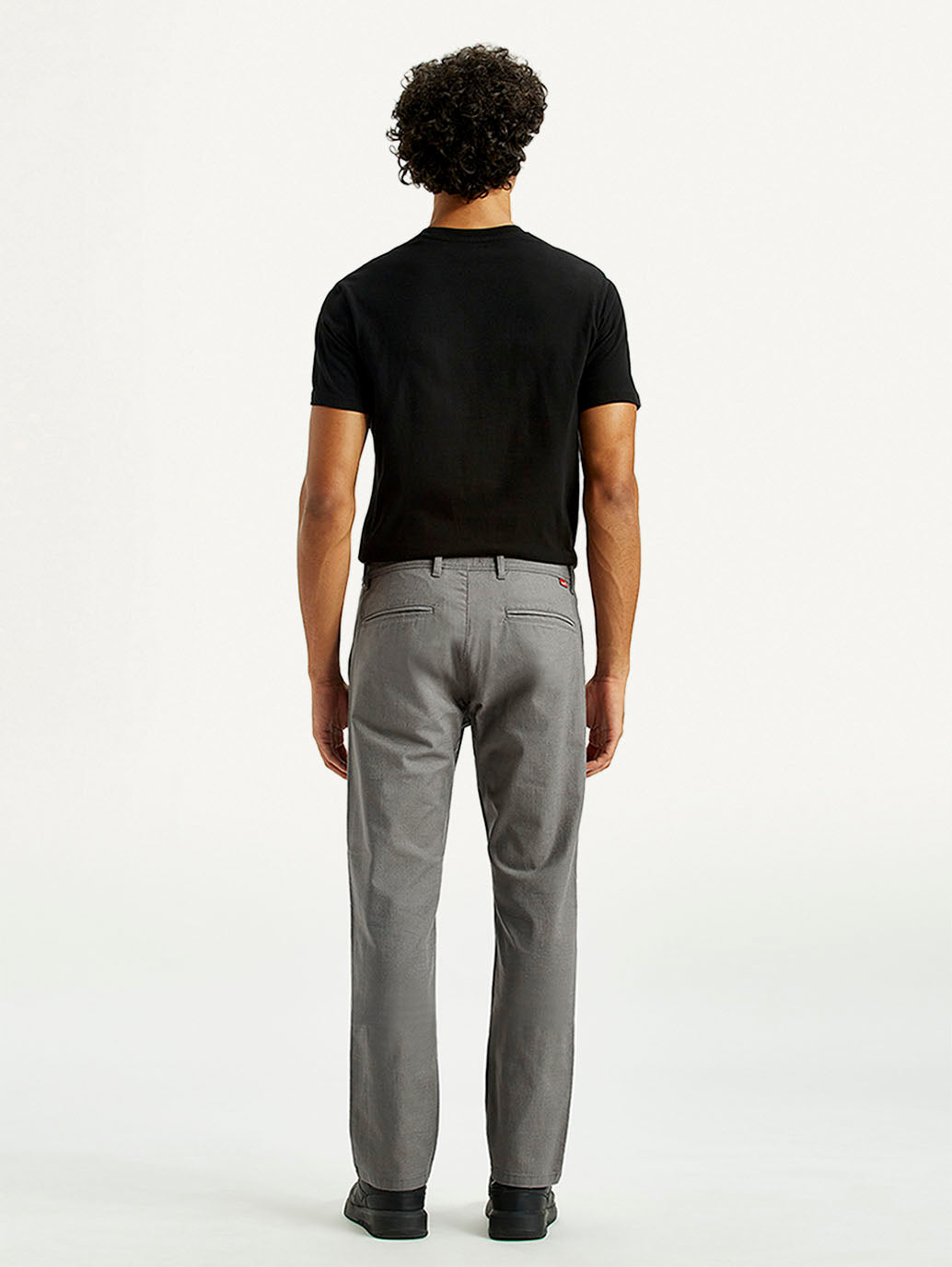 Men's 511 Grey Slim Fit Mid Rise Chinos - Back View