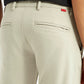 Men's Beige Slim Fit Chinos - Detail View